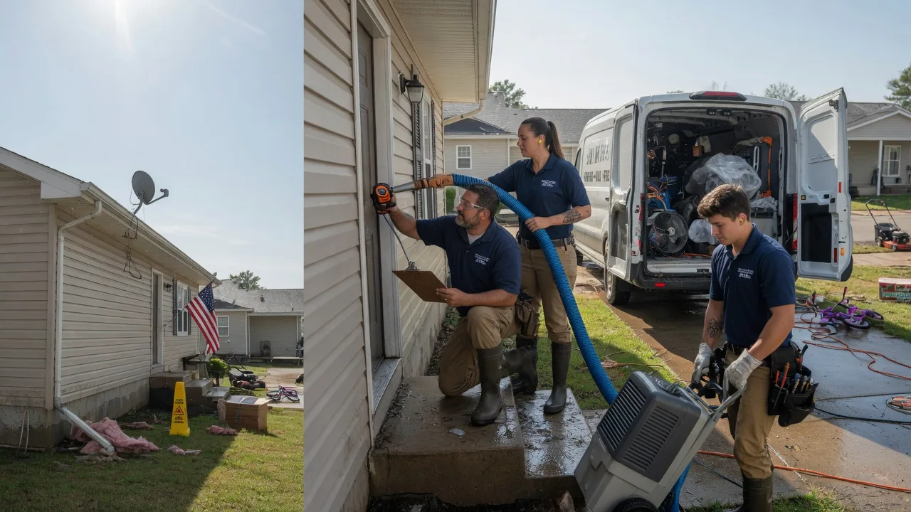 Ceiling Water Damage Restoration in Sparta, MO near me